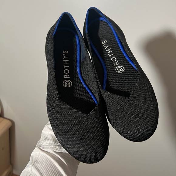 Rothy’s The Flat in Black Solid - Size 8 women’s - Picture 3 of 11